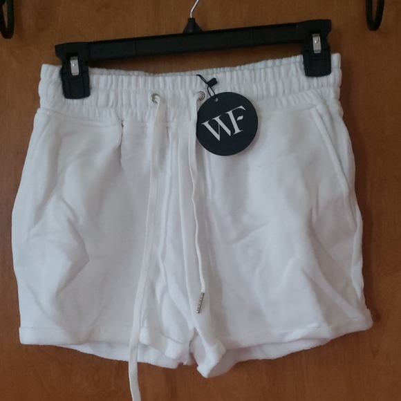 White Fox Boutique Pants - White Fox Boutique White Lounge Shorts Small